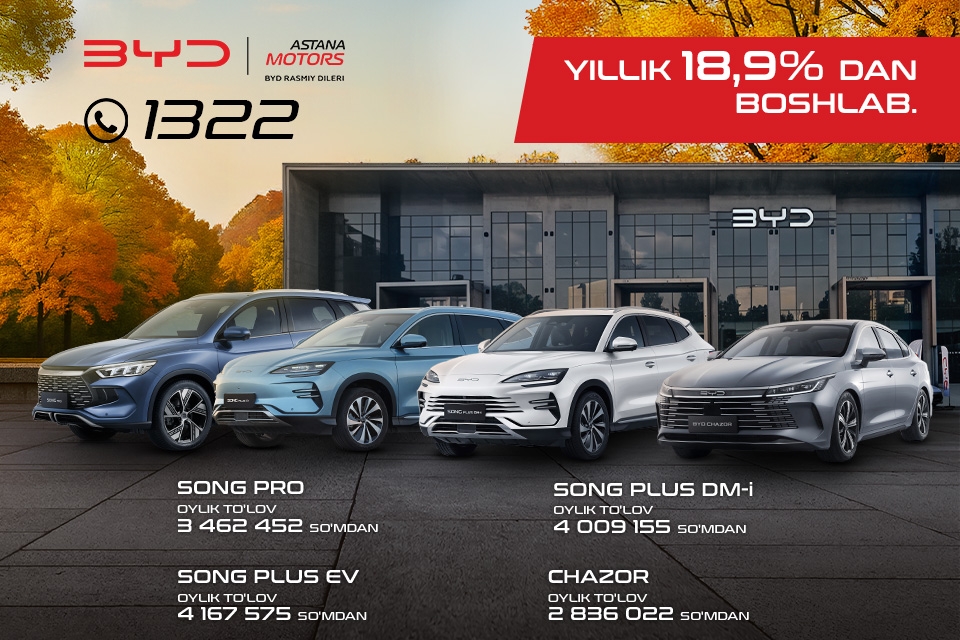 Song Pro, Song Plus EV, Song Plus DM-i uchun kredit shartlari.